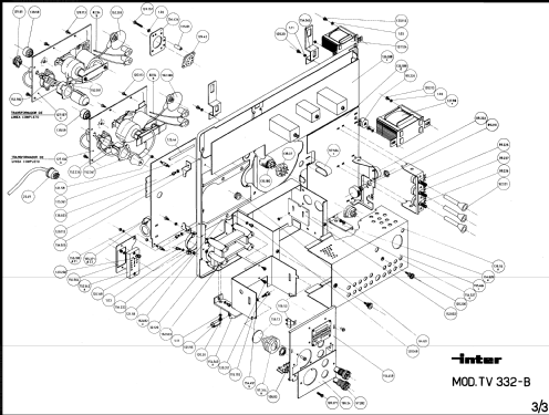 TV-332-B; Inter Electrónica, S (ID = 2527909) Fernseh-E