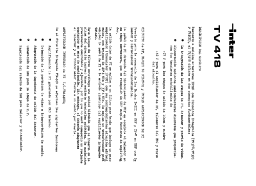 TV-418; Inter Electrónica, S (ID = 2534519) Television