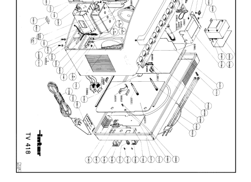 TV-418; Inter Electrónica, S (ID = 2534535) Televisore