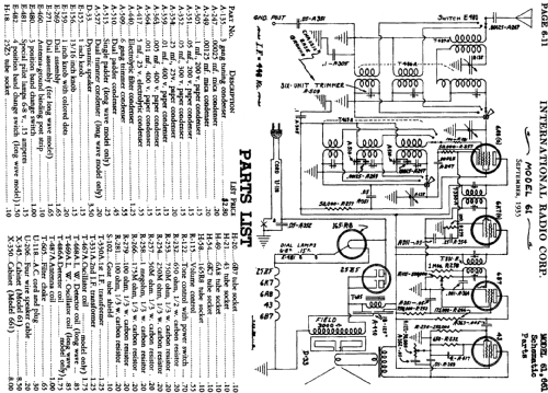 Kadette 61 ; International Radio (ID = 617440) Radio