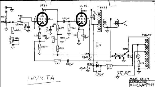 M-111; Invicta Radio, (ID = 891475) Ampl/Mixer