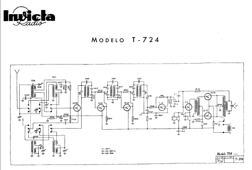 T-724; Invicta Radio, (ID = 1167343) Radio