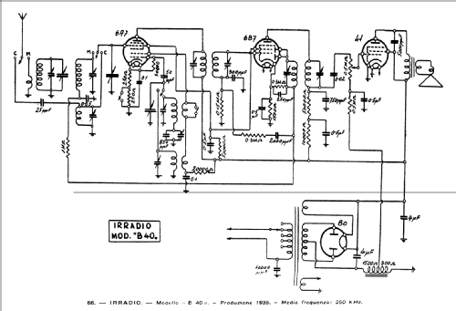 B40; Irradio; Milano (ID = 36961) Radio