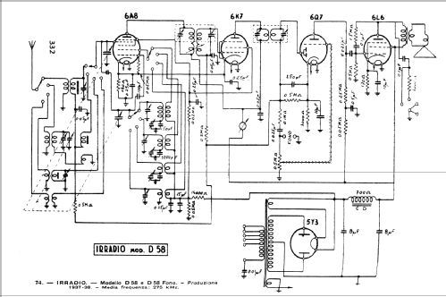D58; Irradio; Milano (ID = 36985) Radio