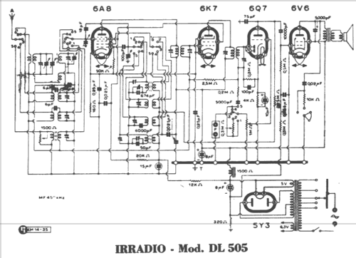 DL505; Irradio; Milano (ID = 948388) Radio