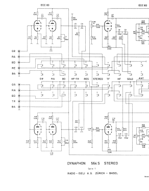 Hi-Fi Dynaphon Stereo 564; Iseli - Radio-Iseli (ID = 3056120) Ampl/Mixer