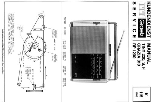 Grazia 310; ITT-Graetz (ID = 879178) Radio