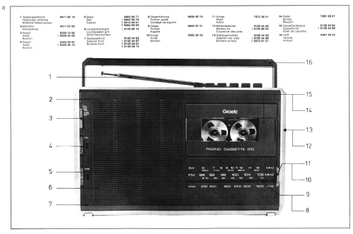 Tiny Cassette 220 55575663; ITT-Graetz (ID = 100549) Radio