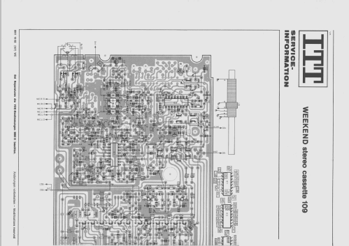Weekend stereo cassette 109 53321035 ; ITT-Graetz (ID = 98522) Radio