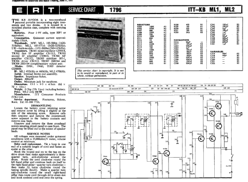 Junior ML2; ITT-KB; Foots Cray, (ID = 2299521) Radio