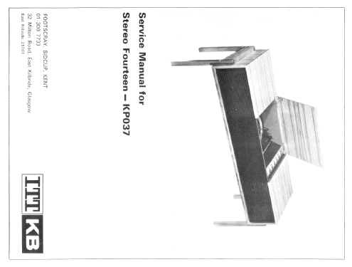 Stereo Fourteen KP037; ITT-KB; Foots Cray, (ID = 1580753) Enrég.-R