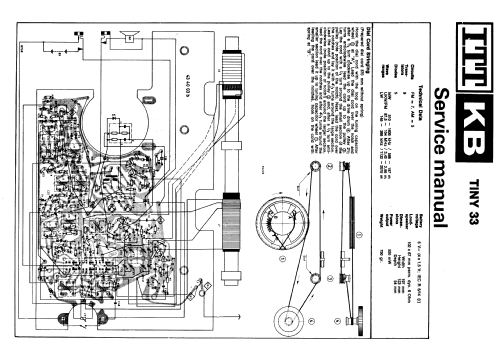 Tiny 33 ; ITT-KB; Foots Cray, (ID = 2293833) Radio