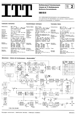 Multinorm-Fernsehchassis Ch= 5861 05 01; ITT Schaub-Lorenz (ID = 3089464) Television