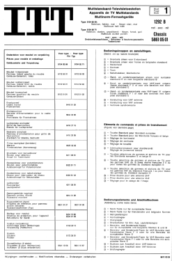 Multinorm-Fernsehchassis Ch= 5861 05 01; ITT Schaub-Lorenz (ID = 3090088) Television