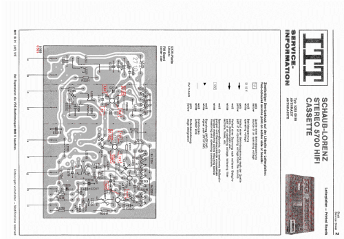 Stereo Cassette 5700 Hifi; ITT Schaub-Lorenz (ID = 1985971) Radio