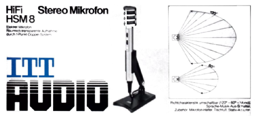 Stereo Mikrofon HSM-8; ITT Schaub-Lorenz (ID = 2642175) Microphone/PU