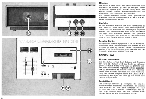 Stereo Recorder 82 HiFi; ITT Schaub-Lorenz (ID = 3049673) Sonido-V
