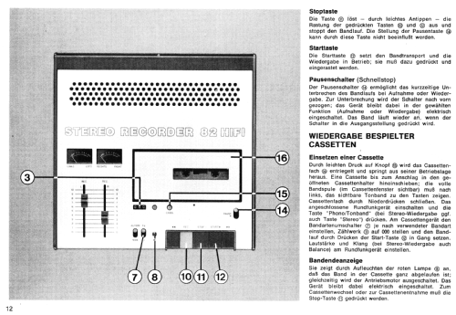 Stereo Recorder 82 HiFi; ITT Schaub-Lorenz (ID = 3049676) Sonido-V