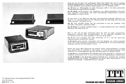 Stereo Recorder 82 HiFi; ITT Schaub-Lorenz (ID = 3049682) Sonido-V