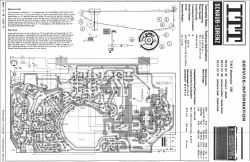 Tiny electronic 106; ITT Schaub-Lorenz (ID = 185060) Radio