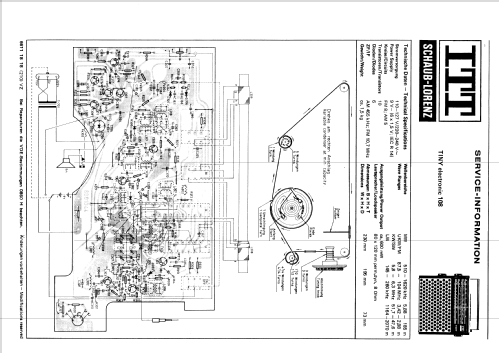 TINY electronic 108; ITT Schaub-Lorenz (ID = 97217) Radio