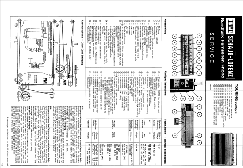 TOURING europa 52150121 anthrazit; ITT Schaub-Lorenz (ID = 1970926) Radio