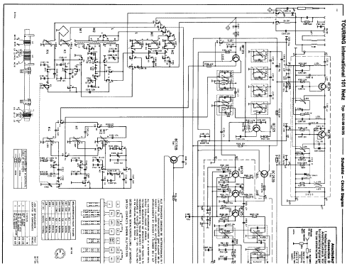 Touring international 101 Netz 521509-09; ITT Schaub-Lorenz (ID = 98506) Radio