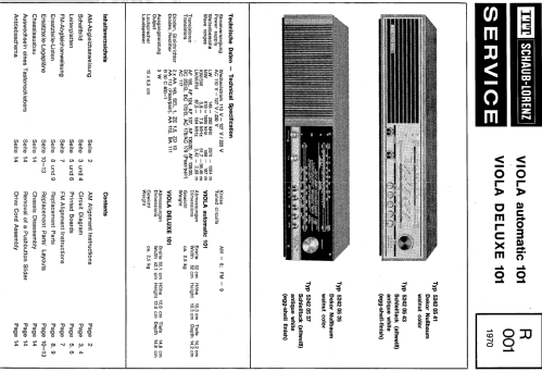 Viola automatic 101 5242 05 41; ITT Schaub-Lorenz (ID = 88409) Radio