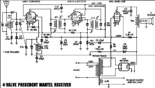 Precedent 4 ; Precedent, brand of (ID = 1963569) Radio