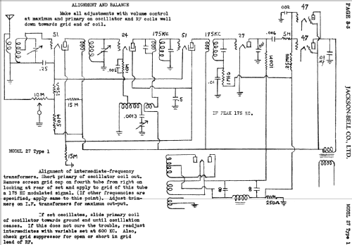 27 ; Jackson-Bell Co. pre (ID = 457134) Radio