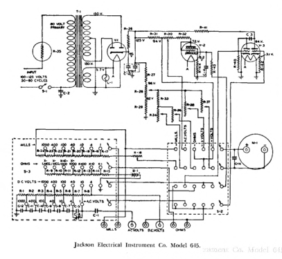 Vacuum Tube Multimeter 645; Jackson The (ID = 3080443) Equipment