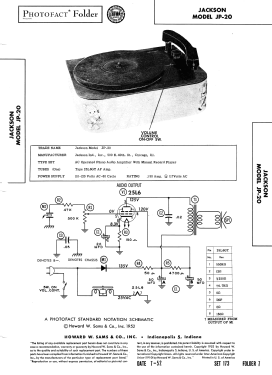 JP-20; Jackson Industries (ID = 3072371) R-Player