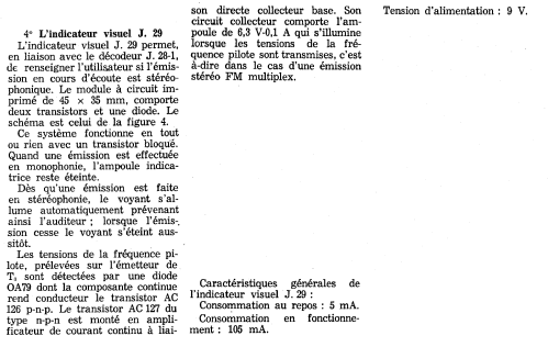 Module indicateur stéréo J29; Jason France; Paris (ID = 2755146) mod-past25