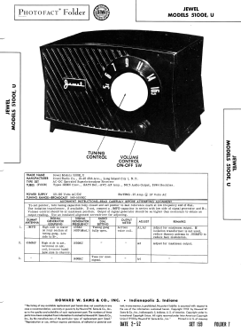 5100U; Jewel Radio Corp.; (ID = 3018616) Radio