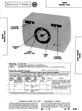 5250 'Wakemaster' ; Jewel Radio Corp.; (ID = 2951709) Radio