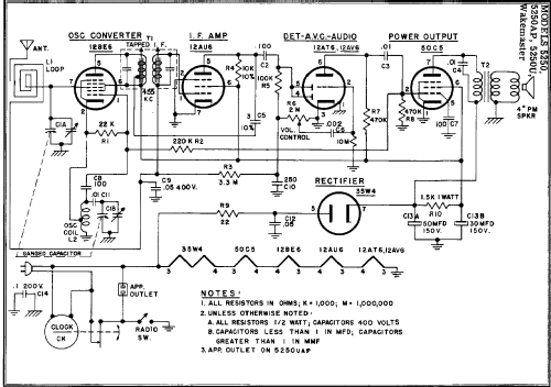 5250-U 'Wakemaster' ; Jewel Radio Corp.; (ID = 211829) Radio