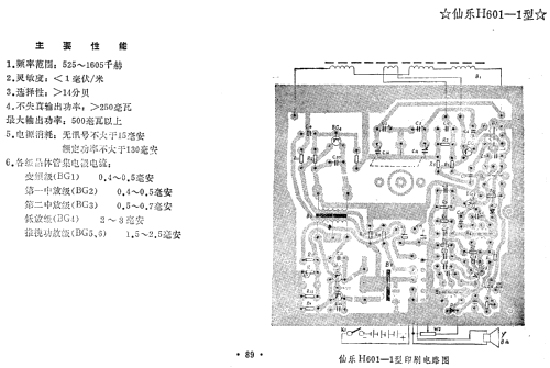 Xianyue 仙乐 H601-1; Jiangsu 江苏海门县电... (ID = 814473) Radio