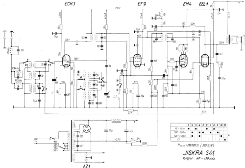 Jiskra S41; Jiskra, Výrobní (ID = 11729) Radio