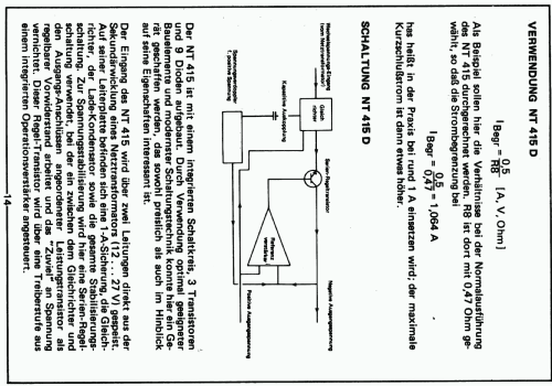 Lab. Power Supply NT415; Josty kit; Malmø, (ID = 2216763) Kit