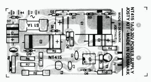 Lab. Power Supply NT415; Josty kit; Malmø, (ID = 2216435) Kit