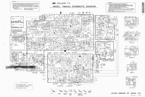 7860AU; JVC - Victor Company (ID = 1402775) Televisore