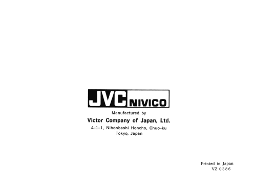 JVC/Nivico FM/SW/MW Portable Radio 8204R; JVC - Victor Company (ID = 2846719) Radio
