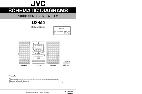 Micro Component System CA-UXM5R; JVC - Victor Company (ID = 1836301) Radio