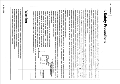 Mono Component System UX-T3 - UX-TR3; JVC - Victor Company (ID = 2480532) Radio