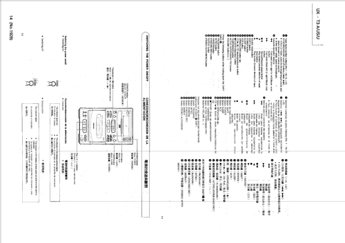 Mono Component System UX-T3 - UX-TR3; JVC - Victor Company (ID = 2480544) Radio