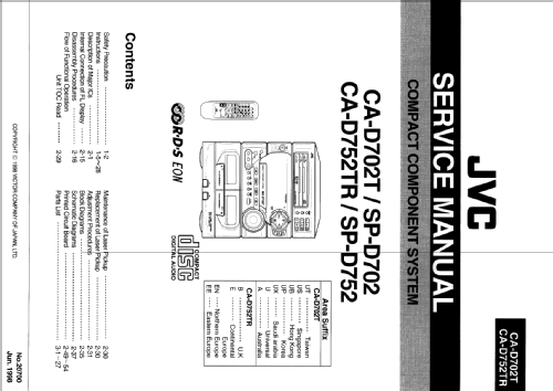 MX-D752TR Ch= CA-D752TR; JVC - Victor Company (ID = 1323289) Radio