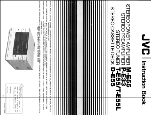 Stereo Power Amplifier M-E55; JVC - Victor Company (ID = 1544009) Ampl/Mixer