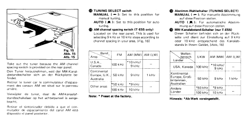 Stereo Tuner T-E55L; JVC - Victor Company (ID = 1544162) Radio