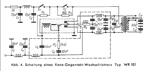 Wechselrichter WR101; Kaco, Kupfer-Asbest- (ID = 1018843) Strom-V