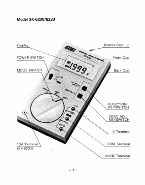 Digital Multitester SK-6100; Kaise Electric Works (ID = 2884031) Equipment